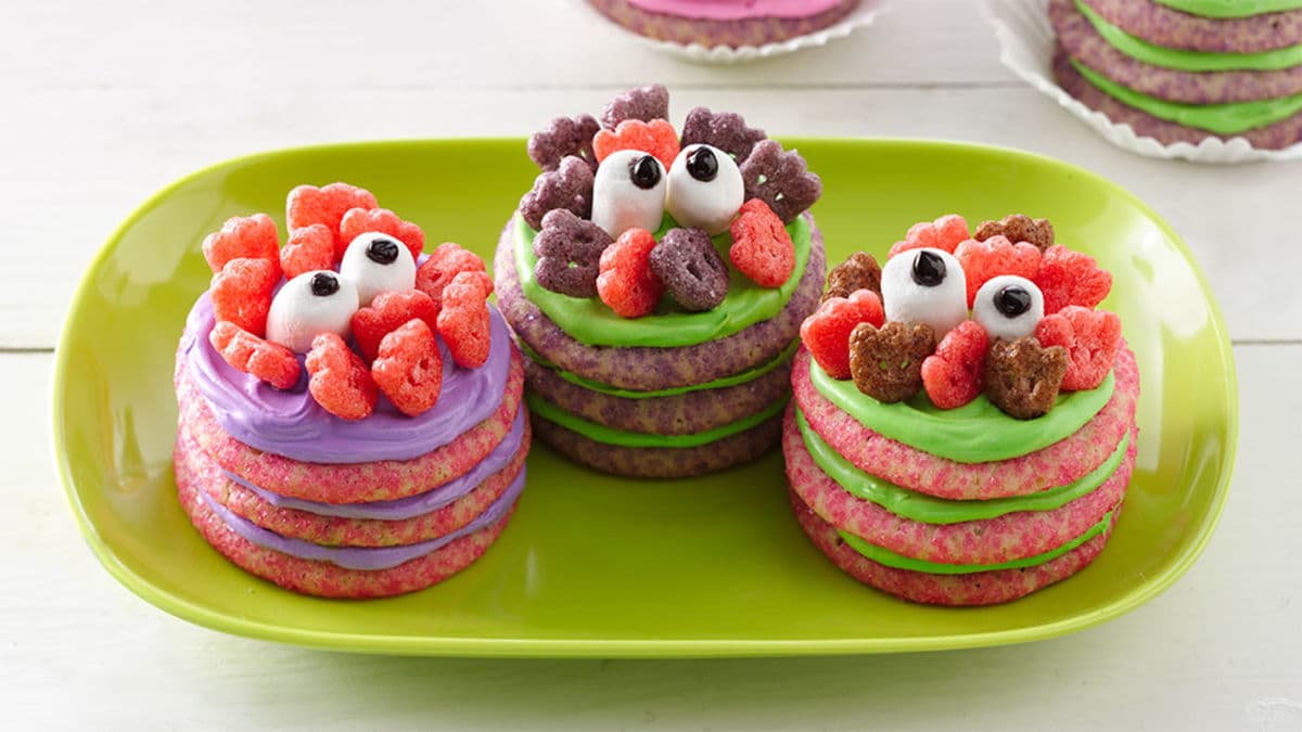 Monster Cookie Stacks